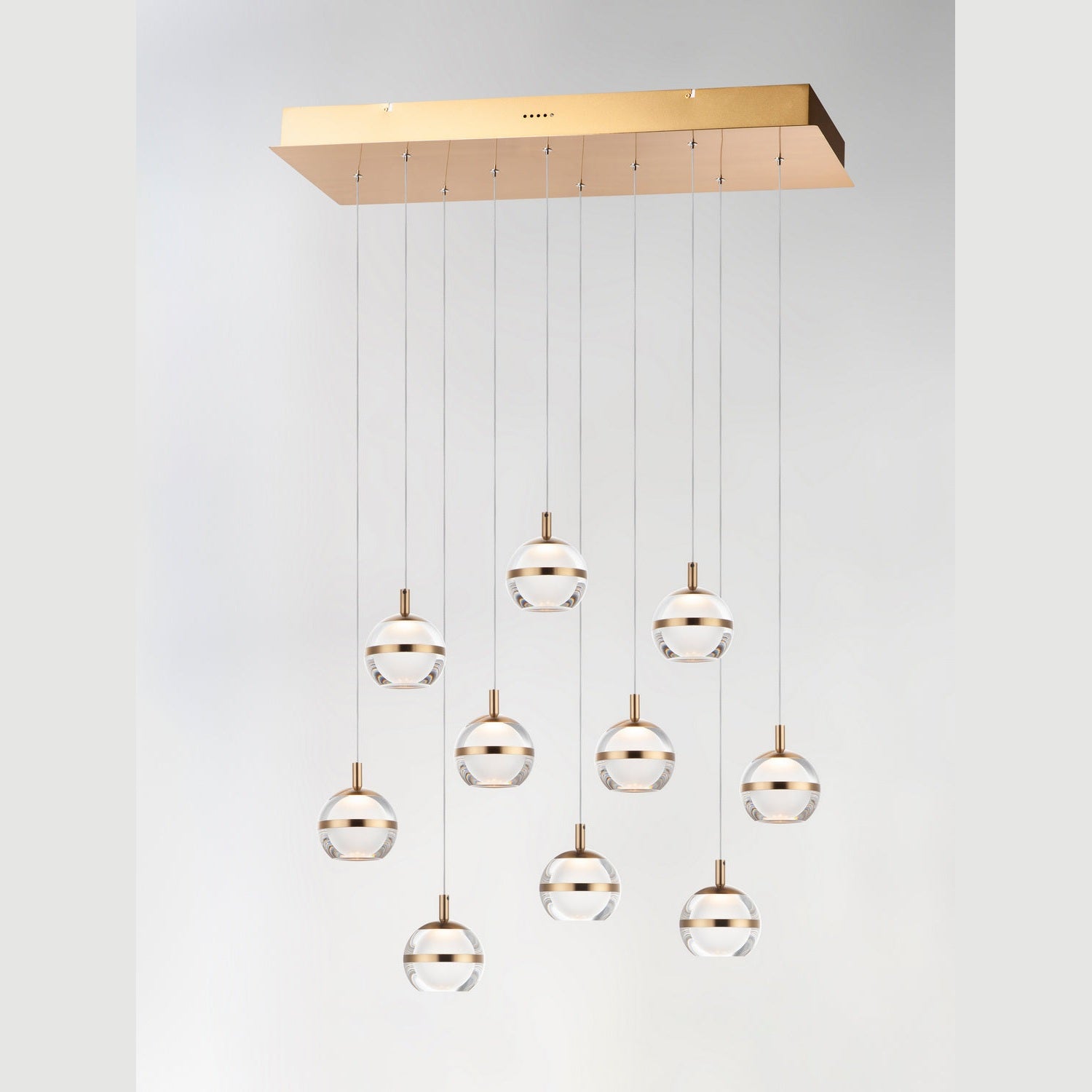 ET2 - E24599-93NAB - LED Pendant - Swank - Natural Aged Brass