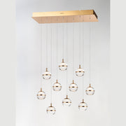 ET2 - E24599-93NAB - LED Pendant - Swank - Natural Aged Brass