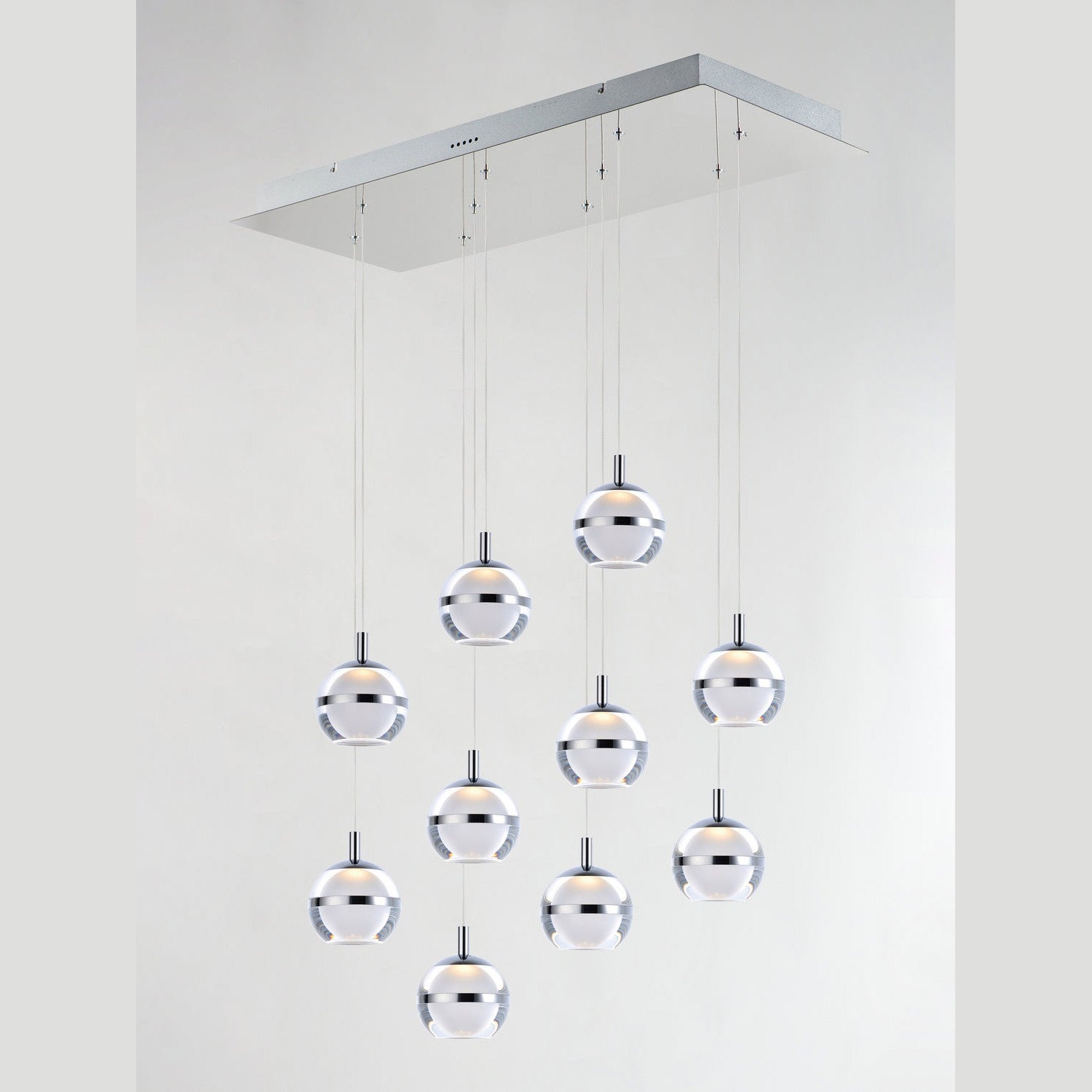 ET2 - E24599-93PC - LED Pendant - Swank - Polished Chrome