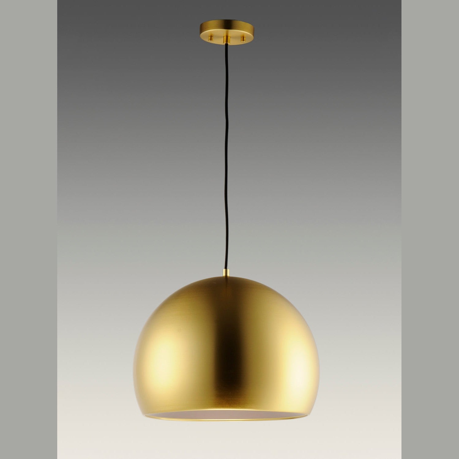 ET2 - E24926-SBRCOF - LED Pendant - Palla - Satin Brass / Coffee
