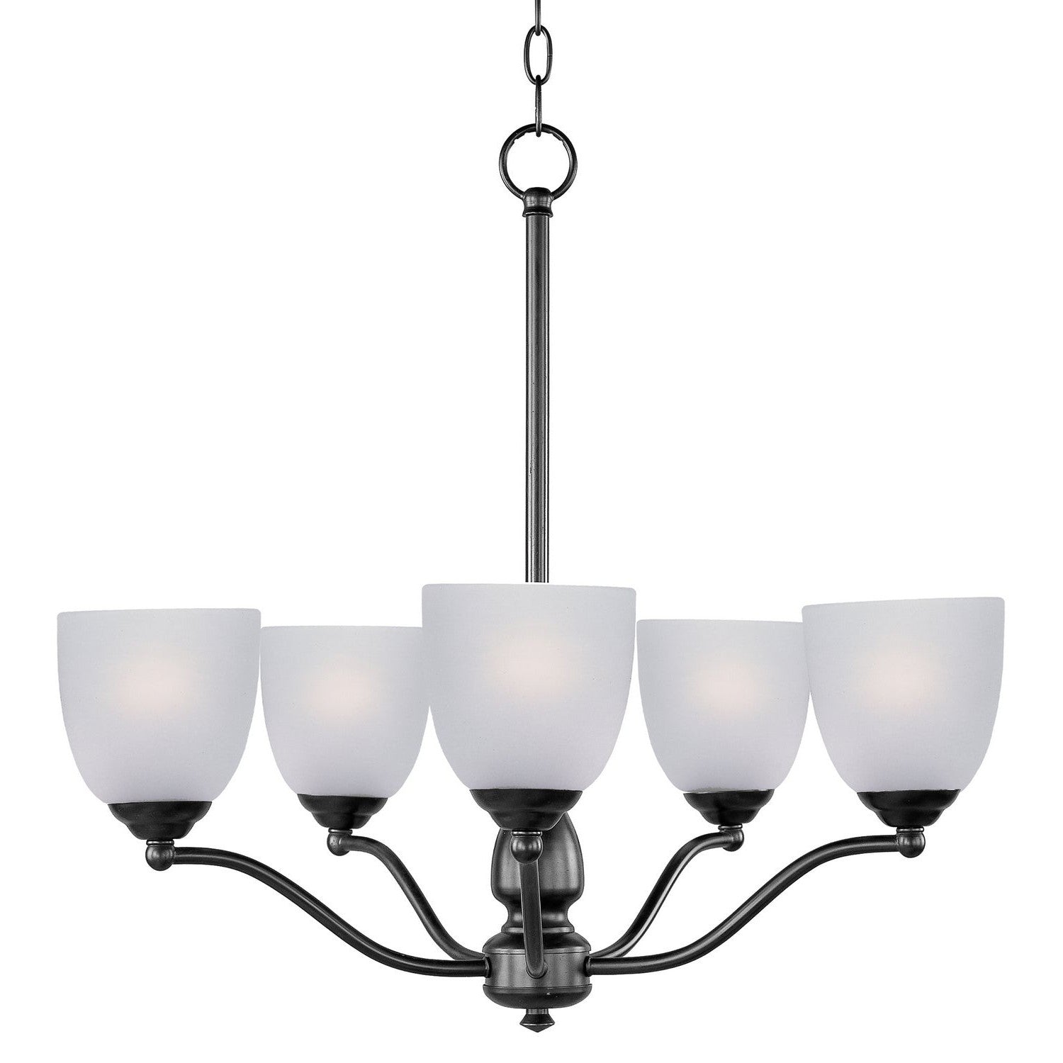 Maxim - 10065FTBK - Five Light Chandelier - Stefan - Black