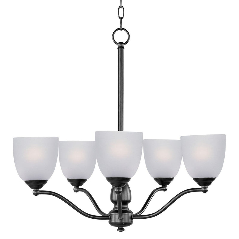 Maxim - 10065FTBK - Five Light Chandelier - Stefan - Black