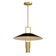 Maxim - 10098BKSBR - LED Pendant - Tahoe - Black / Satin Brass