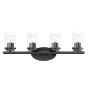 Maxim - 10214CLBK - Four Light Bath Vanity - Corona - Black