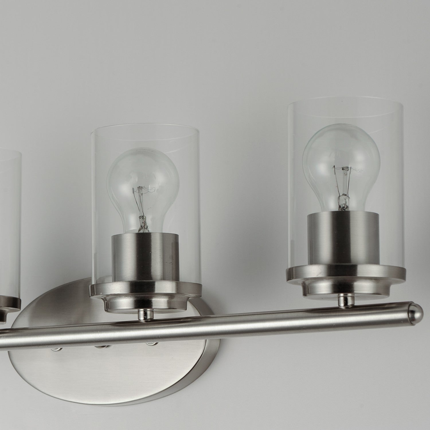 Maxim - 10214CLSN - Four Light Bath Vanity - Corona - Satin Nickel