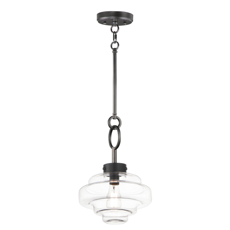 Maxim - 11122CLBK - One Light Pendant - Harbor - Black