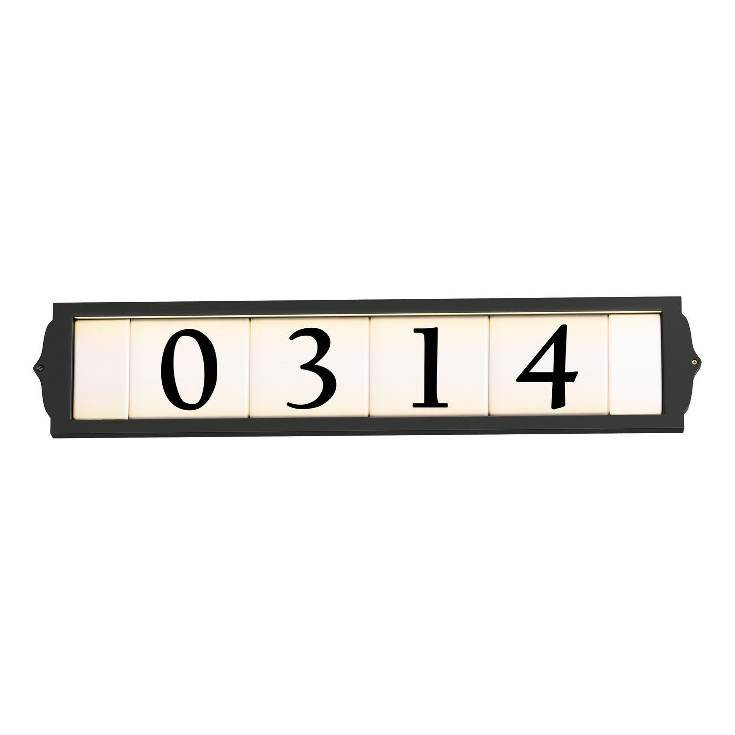 Maxim - 53650BK - LED Address Frame - Address - Black