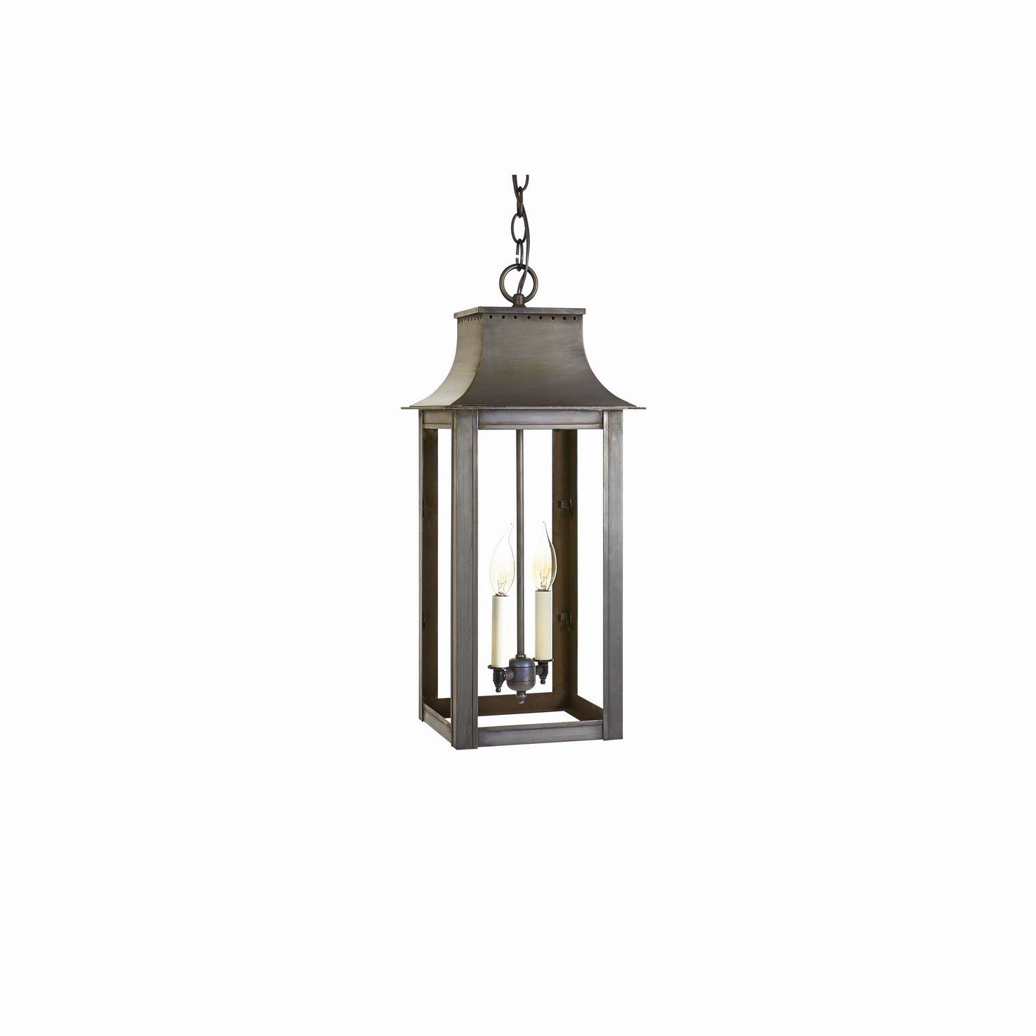 Northeast Lantern - 11232-DB-LT2-CLR - Two Light Hanging Lantern - Coplin - Dark Brass