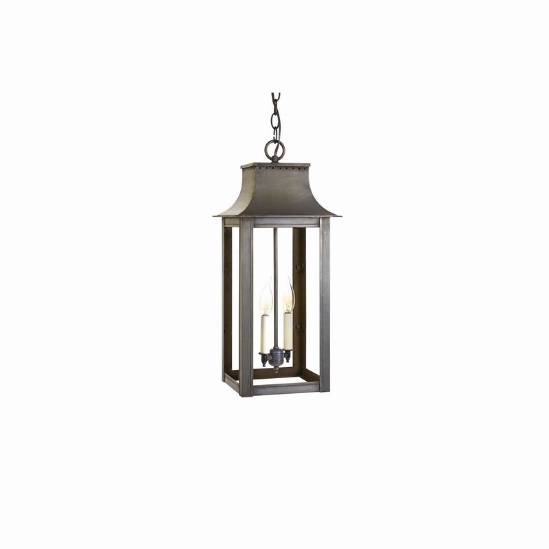 Northeast Lantern - 11232-DB-LT2-CLR - Two Light Hanging Lantern - Coplin - Dark Brass
