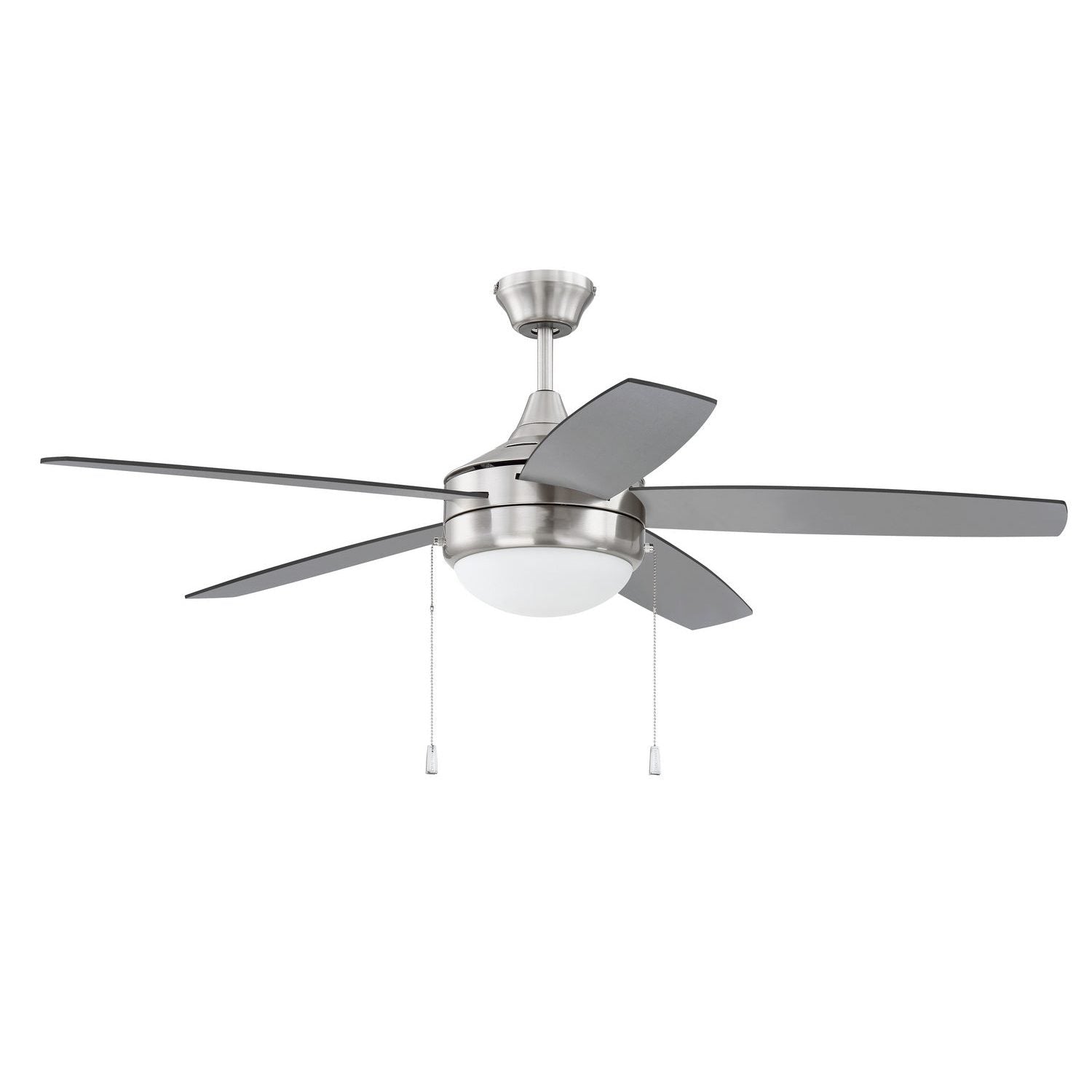 Craftmade - EPHA52BNK5-BNGW - 52" Ceiling Fan - Phaze Energy Star 5 - Brushed Polished Nickel