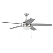 Craftmade - EPHA52BNK5-BNGW - 52" Ceiling Fan - Phaze Energy Star 5 - Brushed Polished Nickel