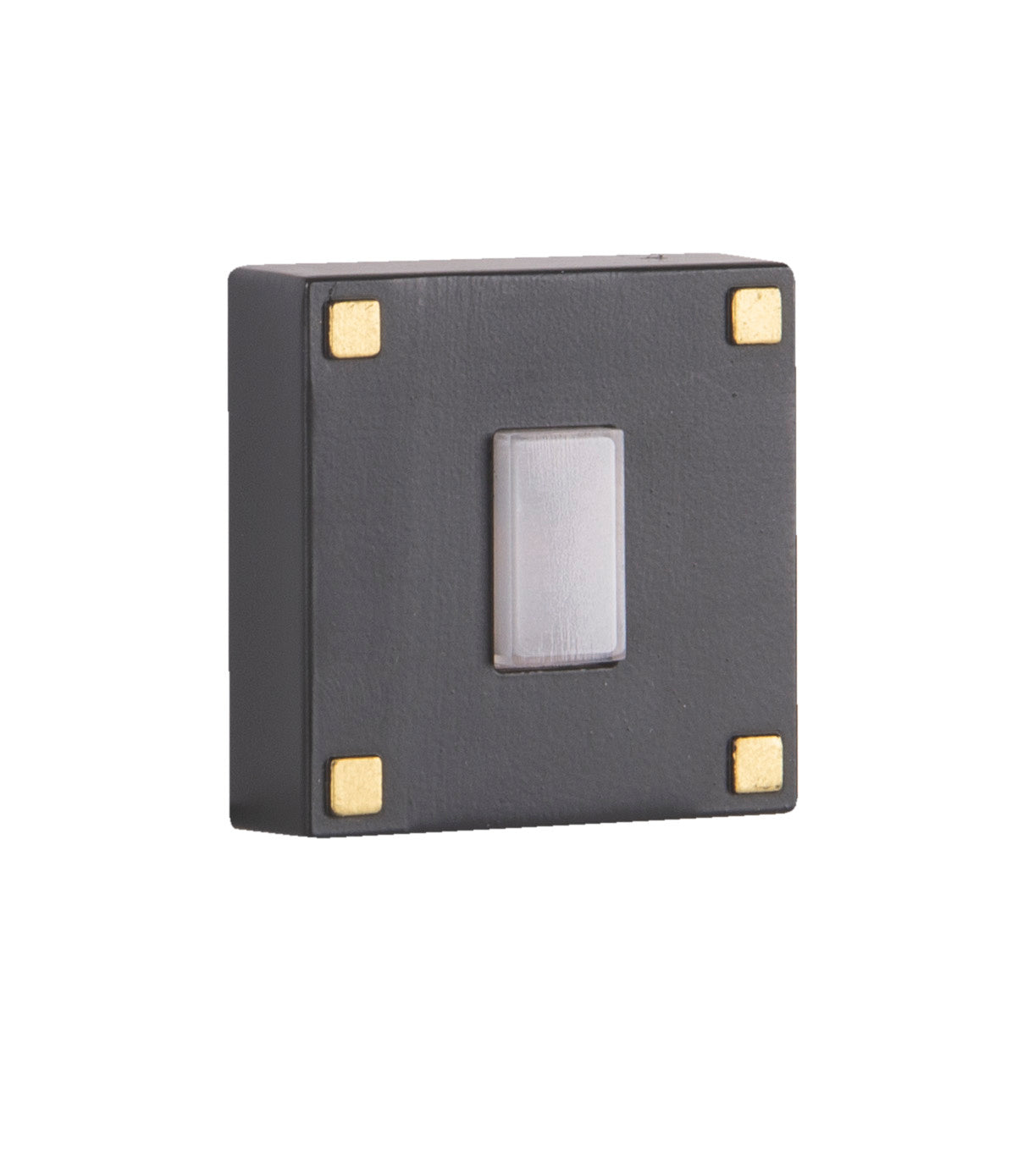 Craftmade - PB5015-FBSB - Surface Mount Lighted Push Button - Push Button-Surface Mount - Flat Black/Satin Brass