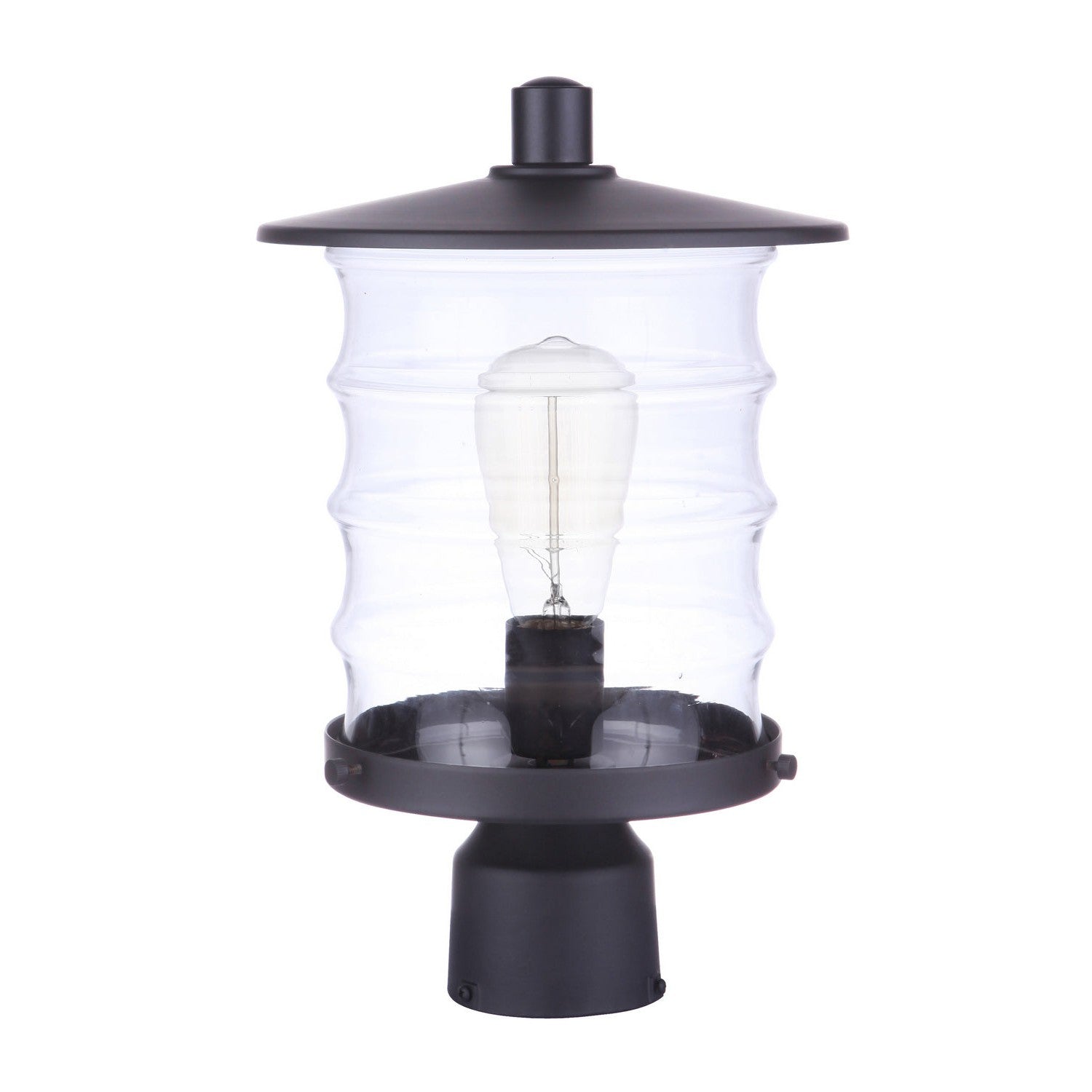 Craftmade - ZA3625-MN - One Light Outdoor Post Mount - Canon - Midnight