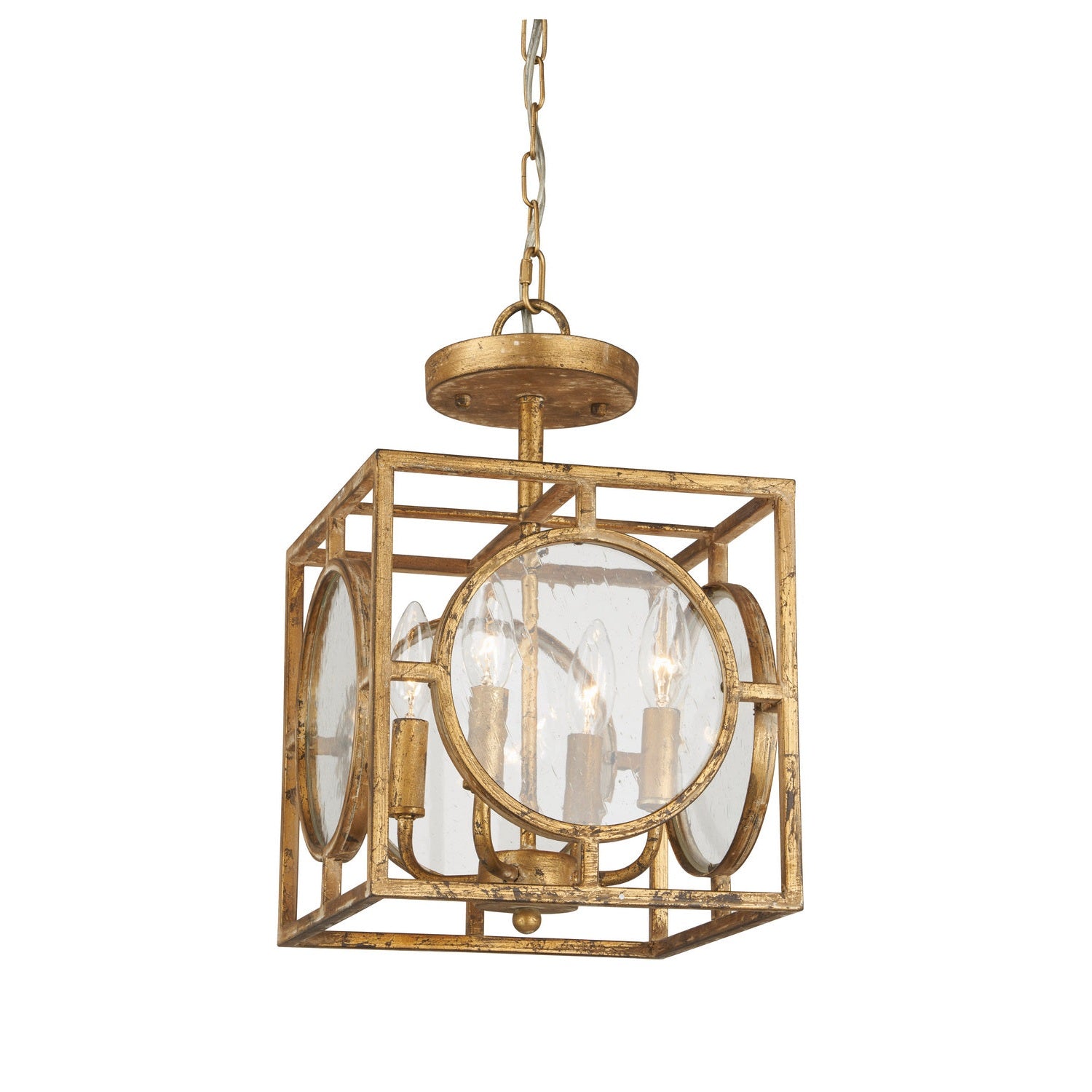 Forty West - 70648 - Four Light Semi-Flush/Convertible - Berlin - Gold