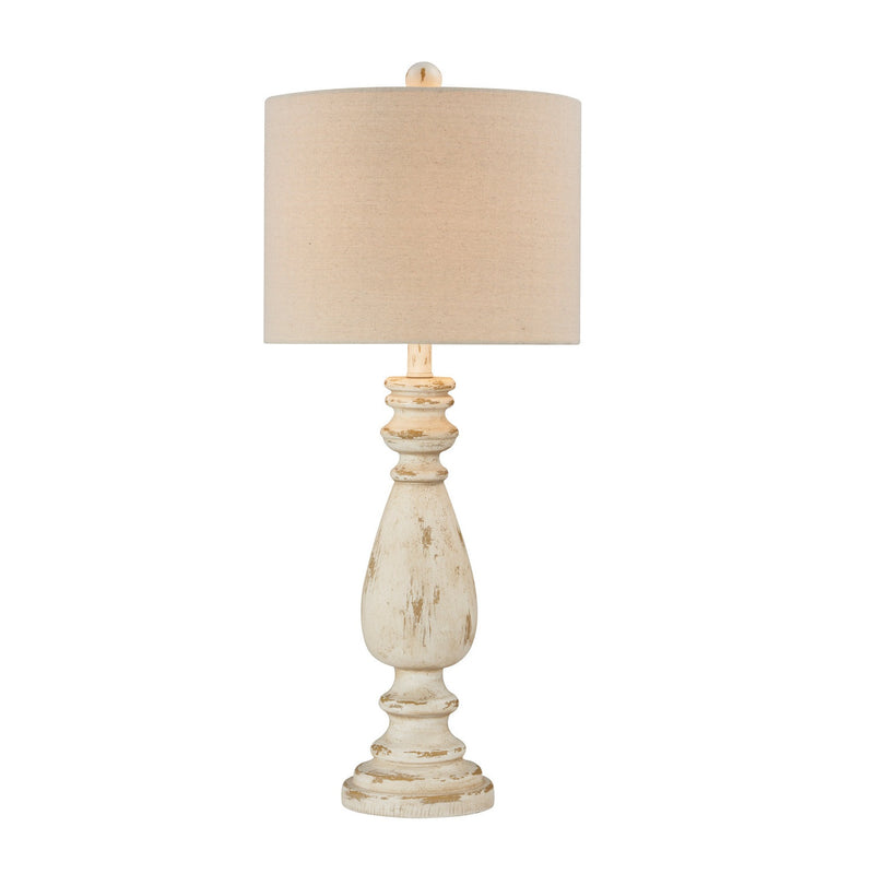 Forty West - 70948 - One Light Table Lamp - Twyla - Cottage White