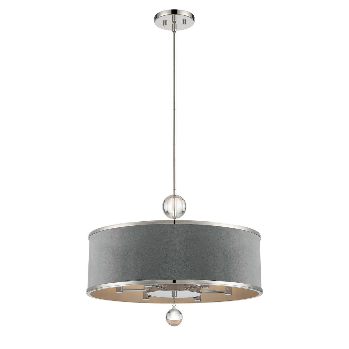 Metropolitan - N7326-613 - Six Light Pendant - Luxour - Polished Nickel