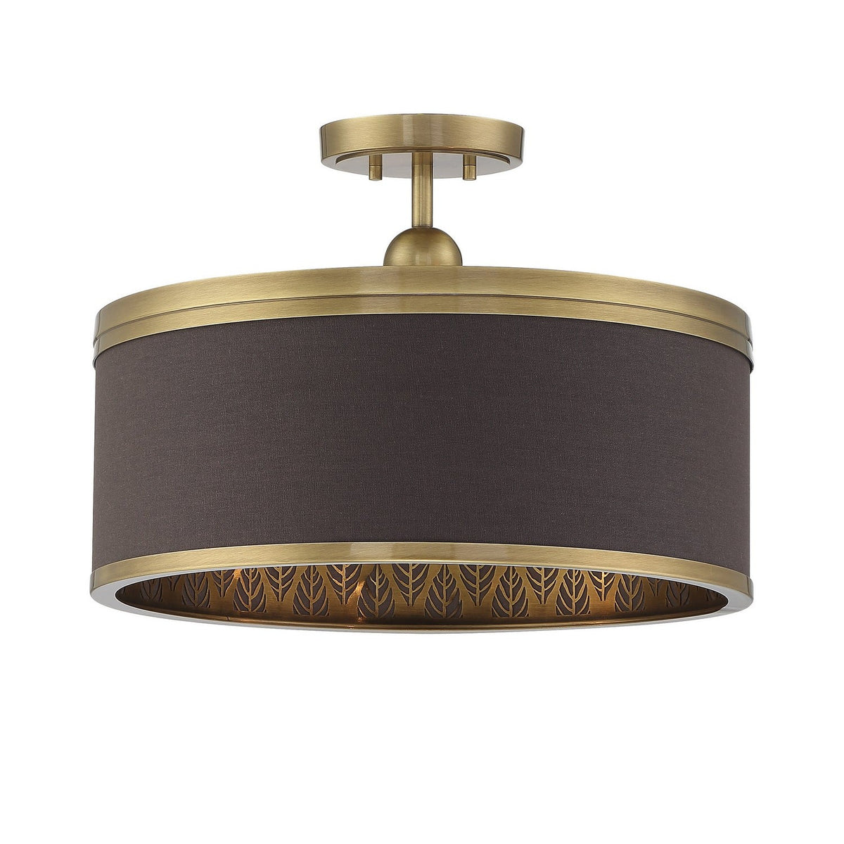 Metropolitan - N7344-790 - Four Light Semi Flush Mount - Splendour - Aged Antique Brass