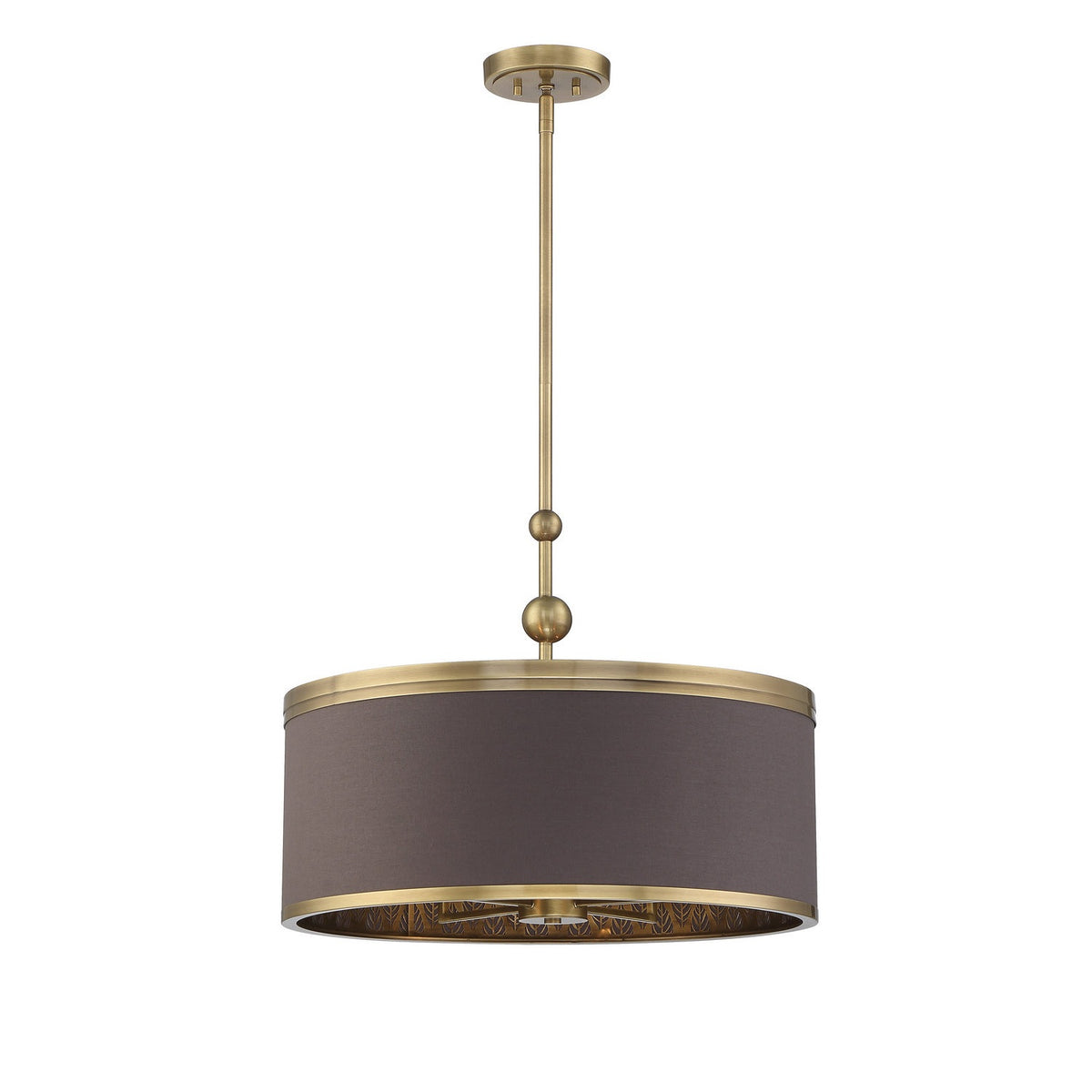 Metropolitan - N7345-790 - Five Light Pendant - Splendour - Aged Antique Brass