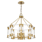 Metropolitan - N7358-790 - Eight Lights Chandelier - Prima Vista - Aged Antique Brass