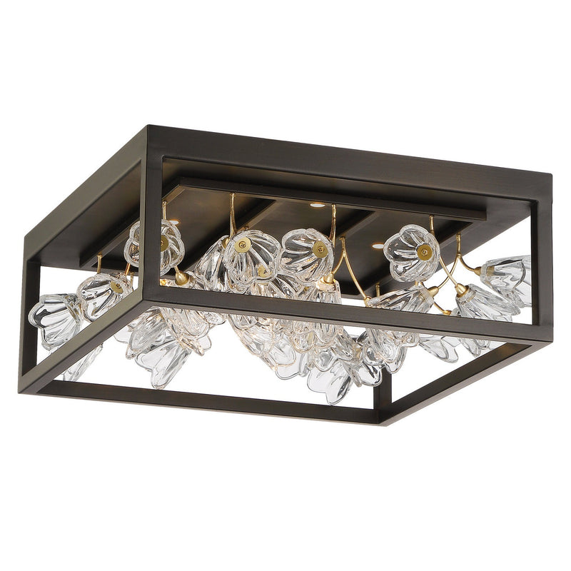 Metropolitan - N7964-730-L - LED Flush Mount - Maison Des Fleurs - Regal Bronze W/ Empire Gold