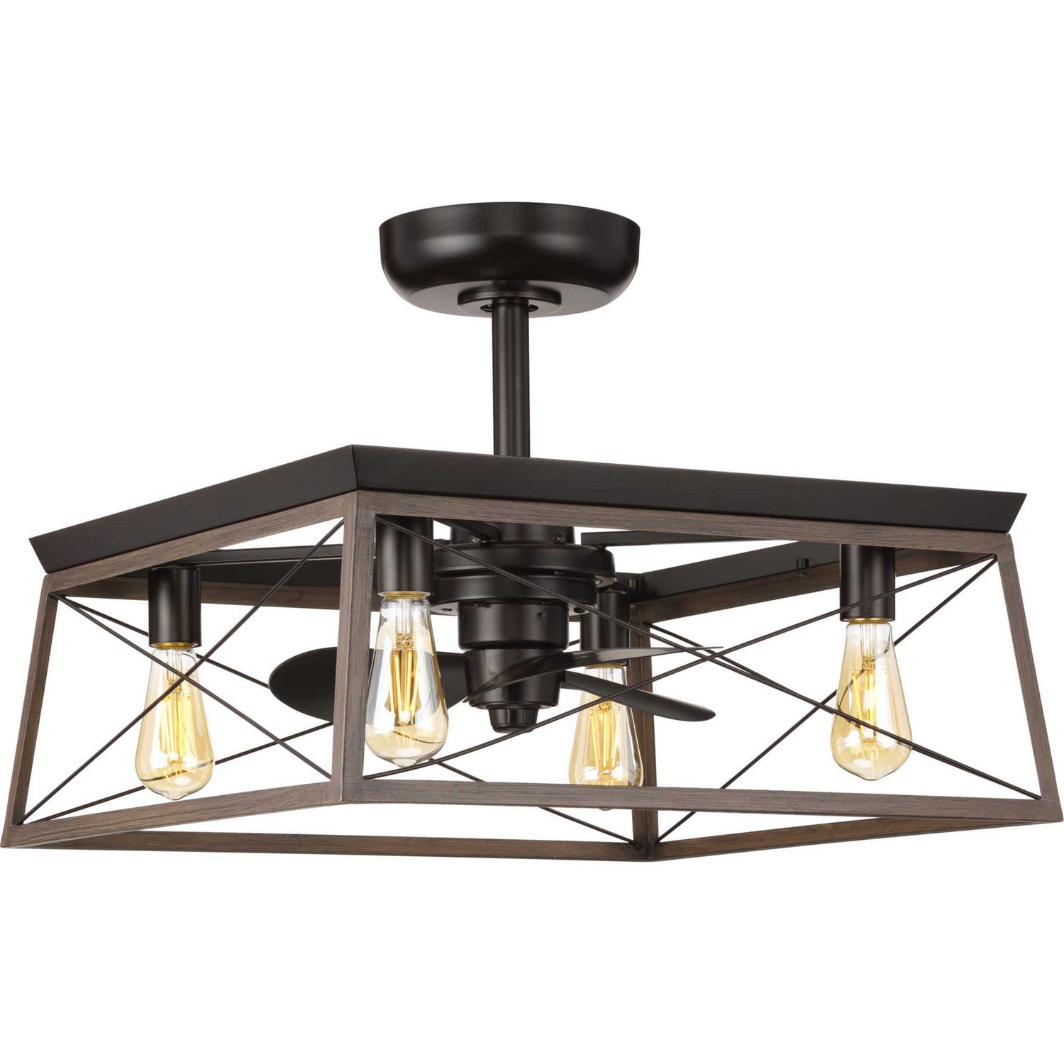 Progress Lighting - P250067-020-WB - 22"Ceiling Fan - Briarwood - Antique Bronze