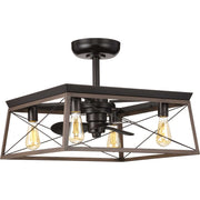 Progress Lighting - P250067-020-WB - 22"Ceiling Fan - Briarwood - Antique Bronze