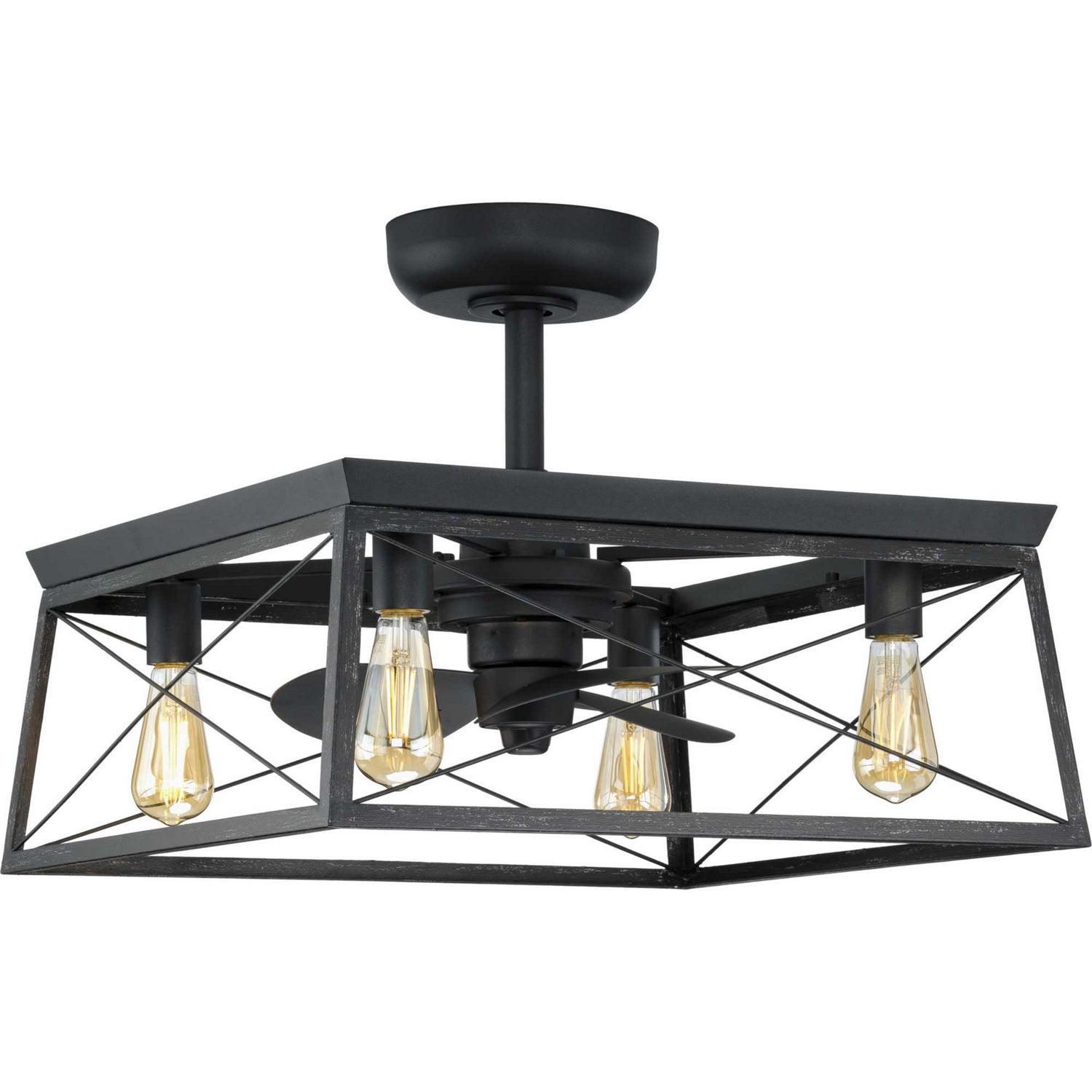 Progress Lighting - P250067-31M-WB - 22"Ceiling Fan - Briarwood - Matte Black
