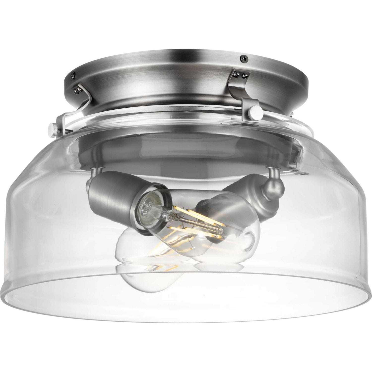 Progress Lighting - P260000-081-WB - Two Light Fan Light Kit - Springer - Antique Nickel