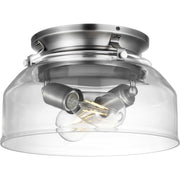 Progress Lighting - P260000-081-WB - Two Light Fan Light Kit - Springer - Antique Nickel