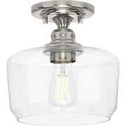 Progress Lighting - P350214-009 - One Light Flush Mount - Aiken - Brushed Nickel