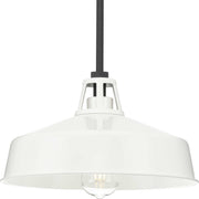 Progress Lighting - P550116-030 - One Light Outdoor Pendant - Cedar Springs - White