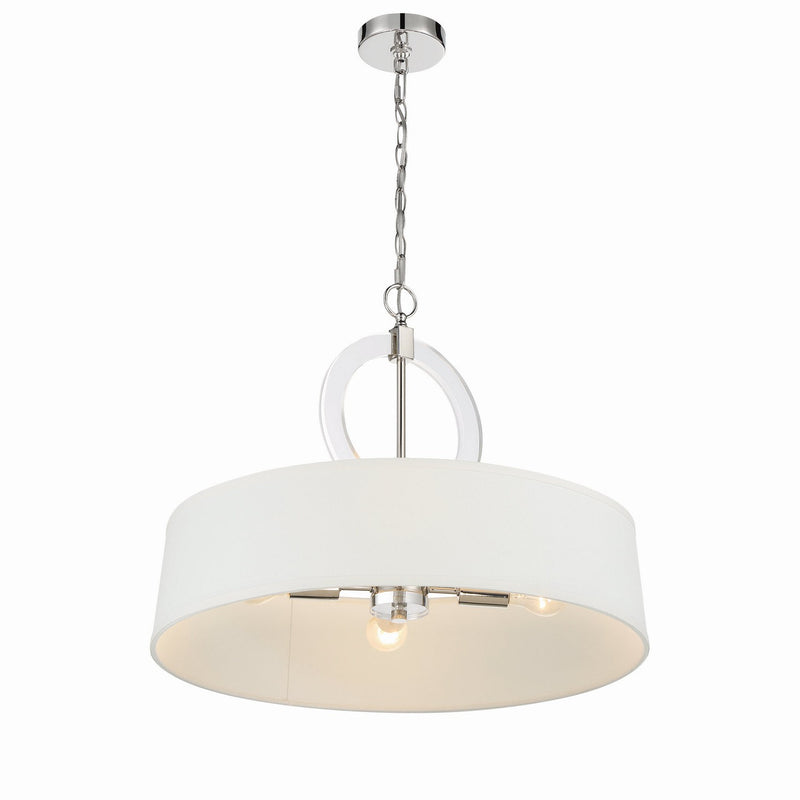 Minka-Lavery - 2151-613 - Four Light Pendant - Cape Coral - Polished Nickel