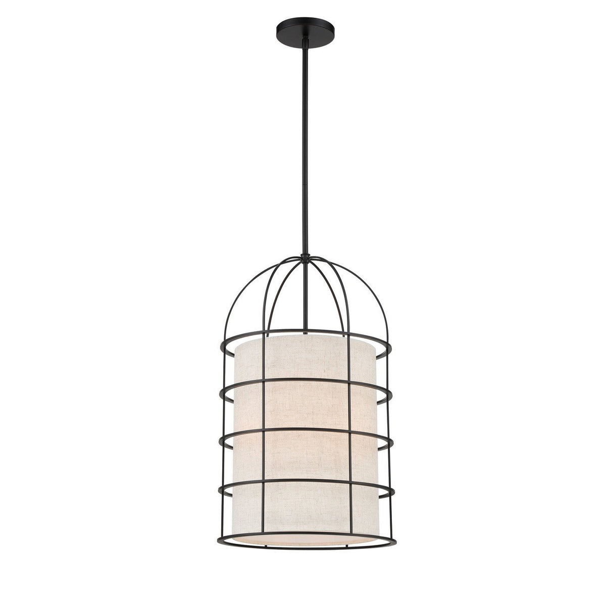 Minka-Lavery - 2154-66A - Four Light Pendant - Gateway Park - Coal