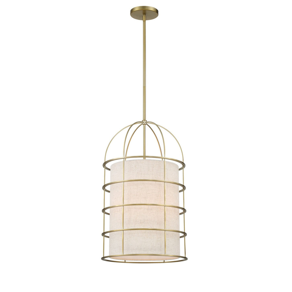 Minka-Lavery - 2154-695 - Four Light Pendant - Gateway Park - Soft Brass