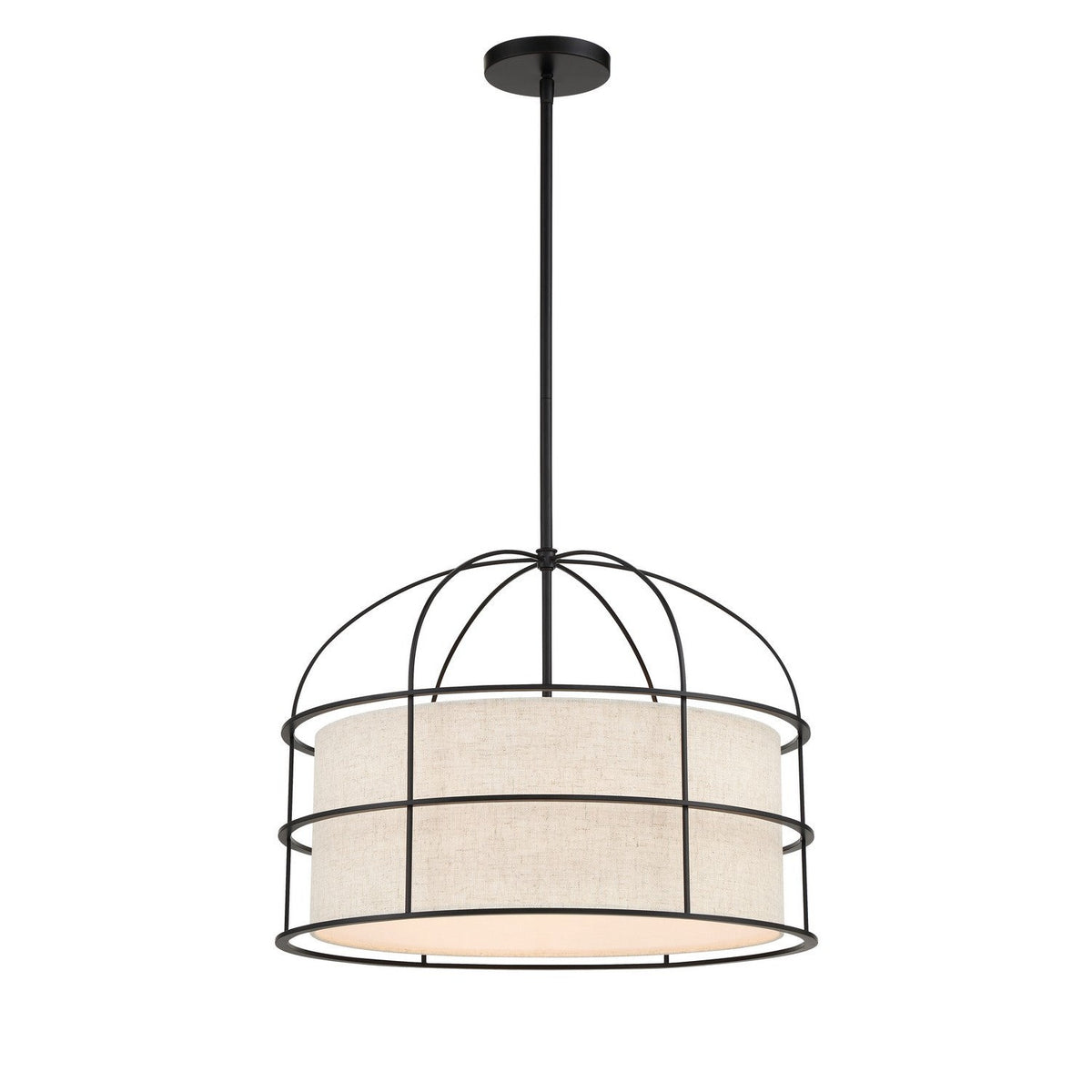 Minka-Lavery - 2155-66A - Five Light Pendant - Gateway Park - Coal