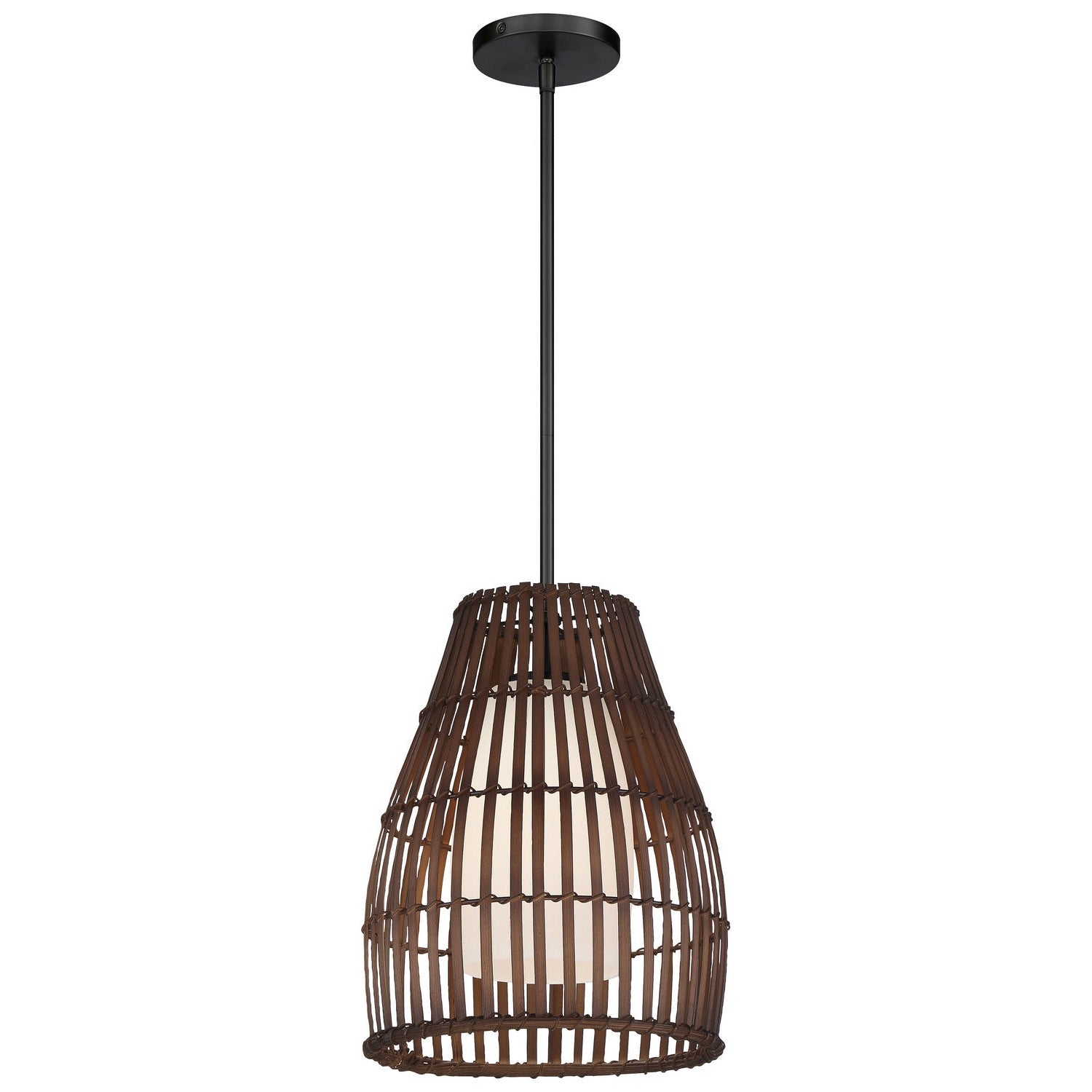 Minka-Lavery - 2161-66A - One Light Pendant - Brentwood Shore - Coal