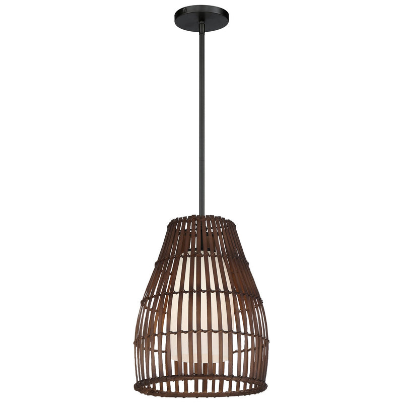 Minka-Lavery - 2161-66A - One Light Pendant - Brentwood Shore - Coal