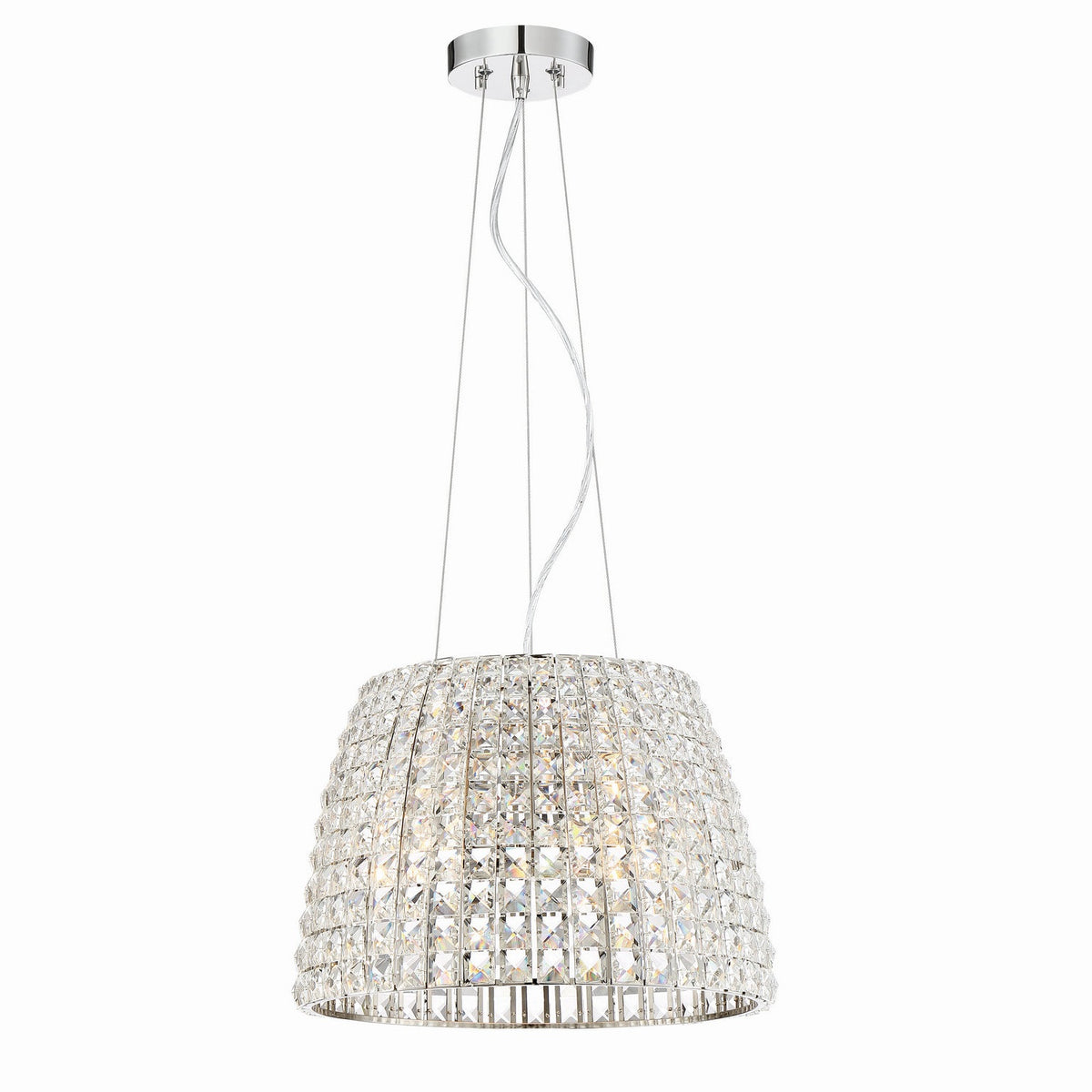 Minka-Lavery - 2294-613 - Three Light Pendant - Via Roma - Polished Nickel