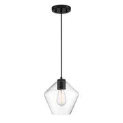 Minka-Lavery - 2337-66A - One Light Pendant - Clarity - Coal