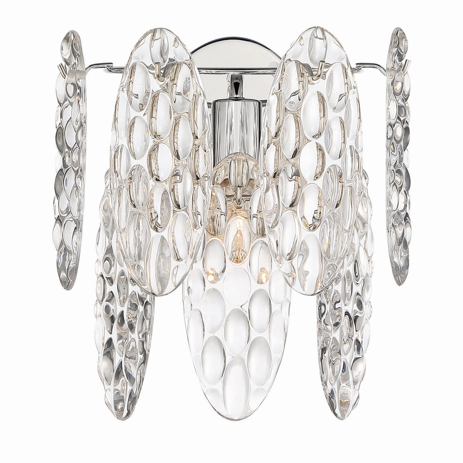 Minka-Lavery - 2483-613 - One Light Wall Sconce - Isabella'S Reign - Polished Nickel