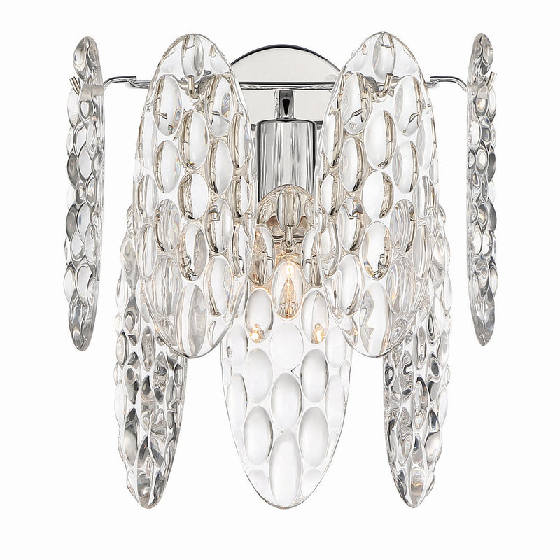 Minka-Lavery - 2483-613 - One Light Wall Sconce - Isabella'S Reign - Polished Nickel