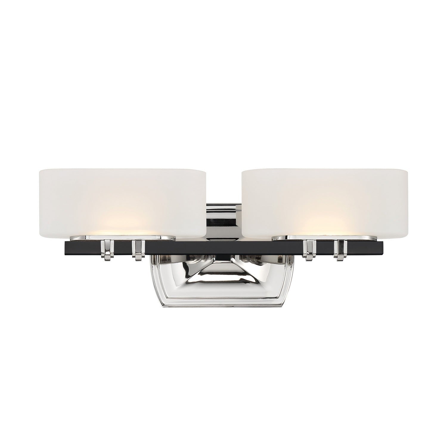 Minka-Lavery - 3012-572-L - LED Bath Light - Drury - Coal W/Polished Nickel Highlig