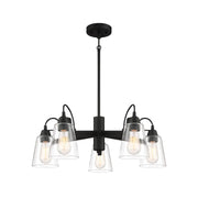 Minka-Lavery - 3995-66A - Five Light Chandelier - Beckonridge - Coal