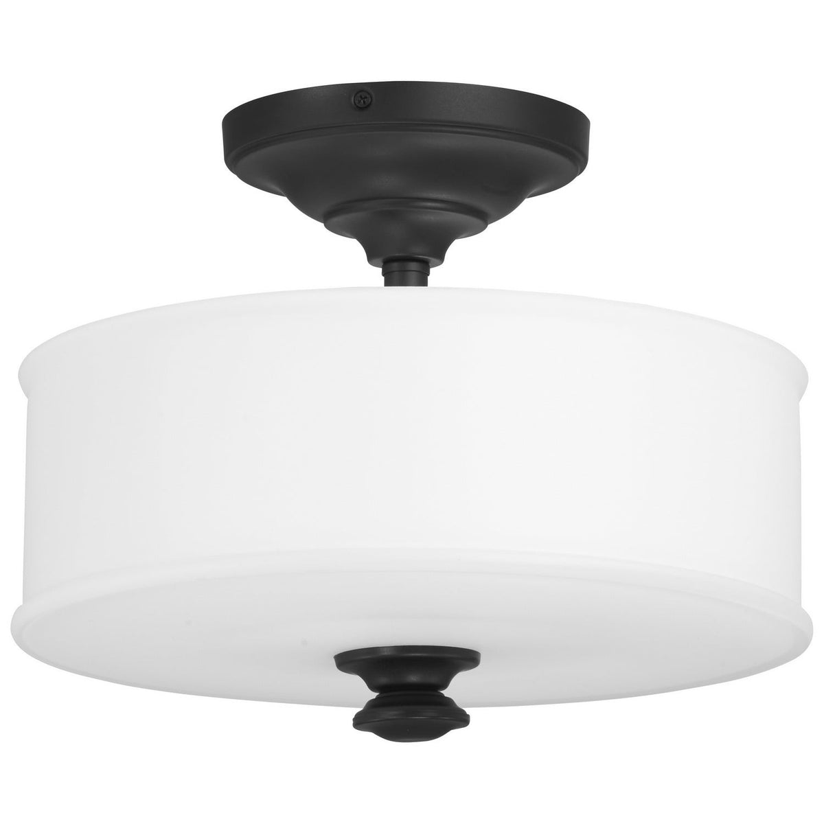 Minka-Lavery - 4172-66A - Two Light Semi Flush Mount - Harbour Point - Coal