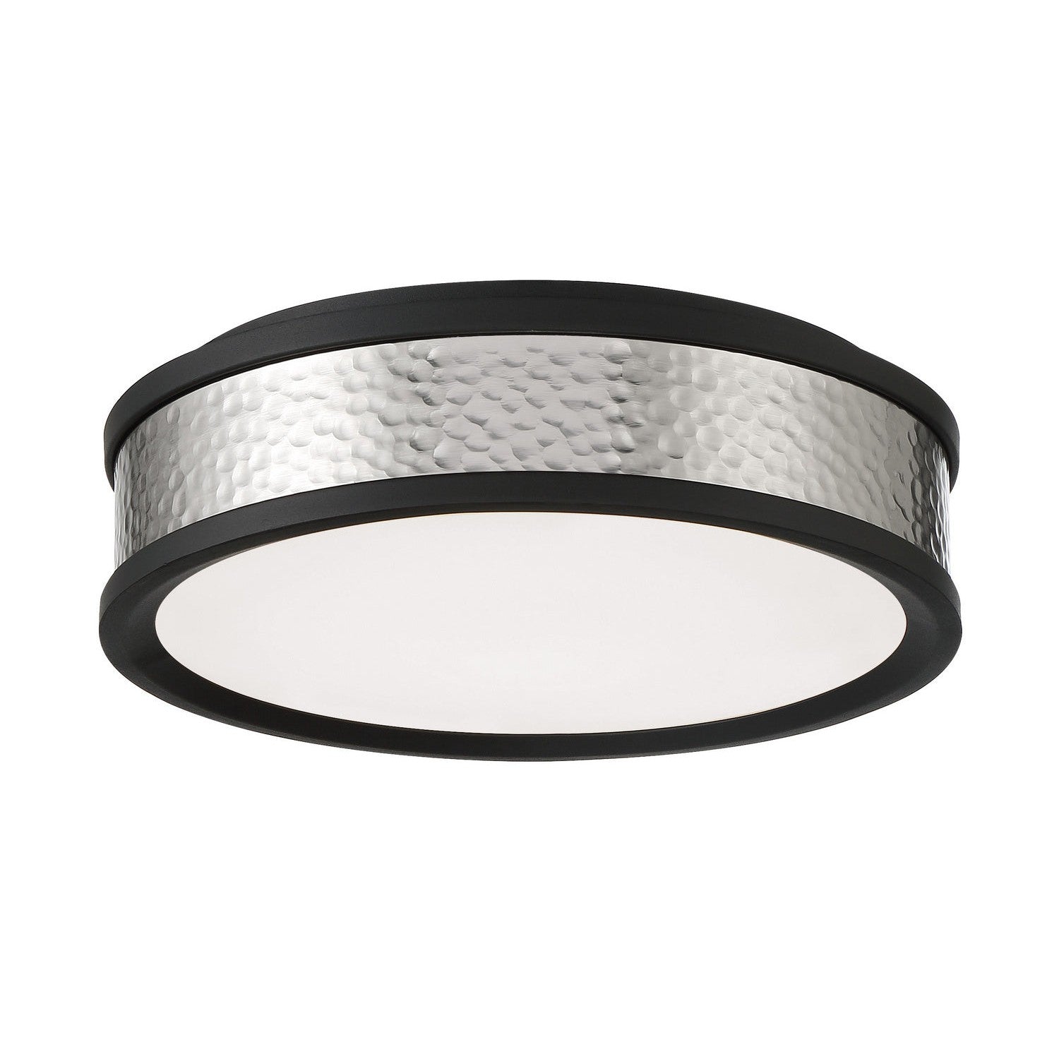 Minka-Lavery - 717-1-691-L - LED Flush Mount - Coal With Brushed Nickel