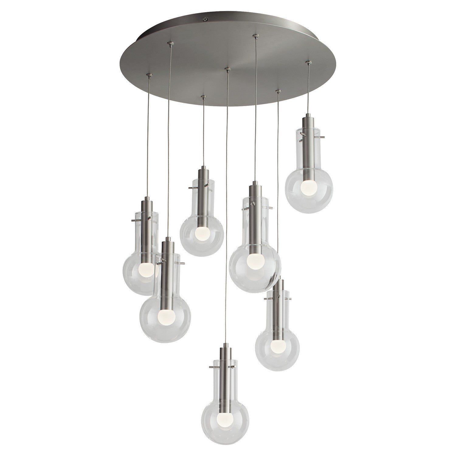 Quorum - 3-674-24 - LED Pendant - Primo - Satin Nickel