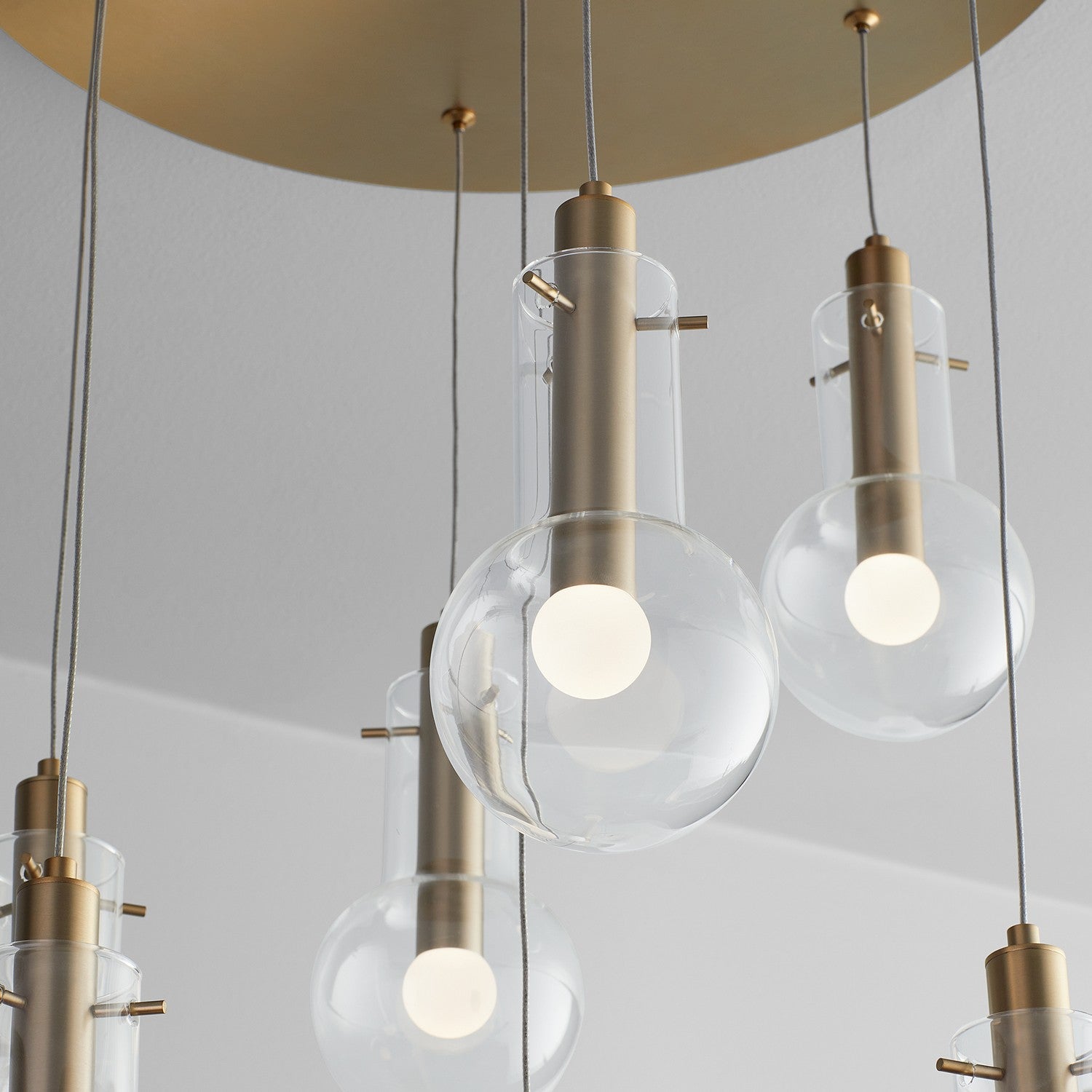 Quorum - 3-674-40 - LED Pendant - Primo - Aged Brass