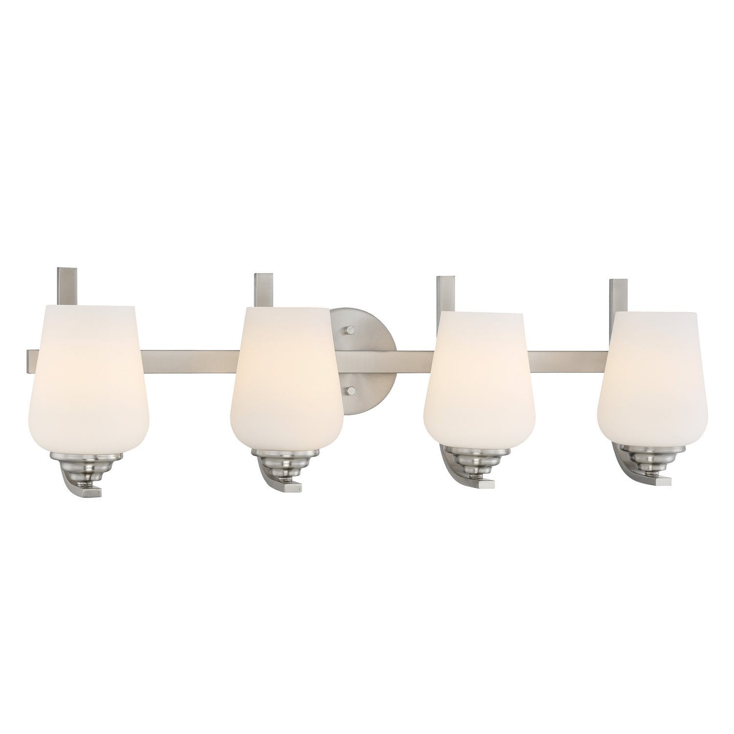 Minka-Lavery - 1924-84 - Four Light Bath - Shyloh - Brushed Nickel