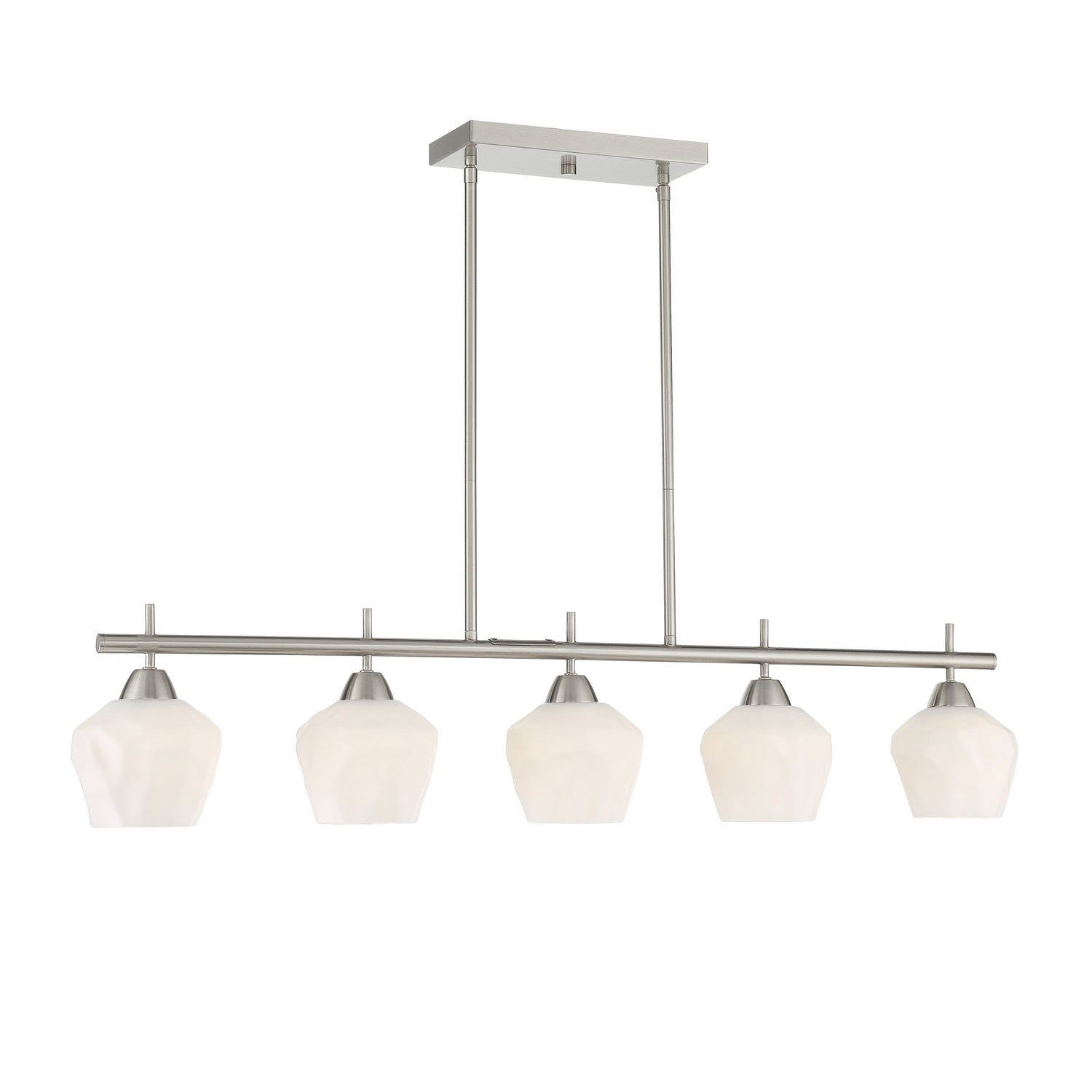 Minka-Lavery - 2174-84 - Five Light Island Pendant - Camrin - Brushed Nickel