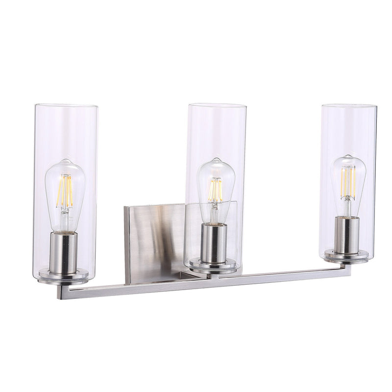 Minka-Lavery - 4043-84 - Three Light Bath - Acacia - Brushed Nickel